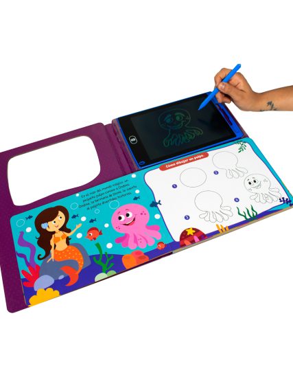 Libro infantil con pizarron electronico Mundo mágico - 9786075771892-1