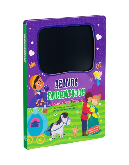 Libro infantil con pizarron electronico Reinos encantados - 9786075771908