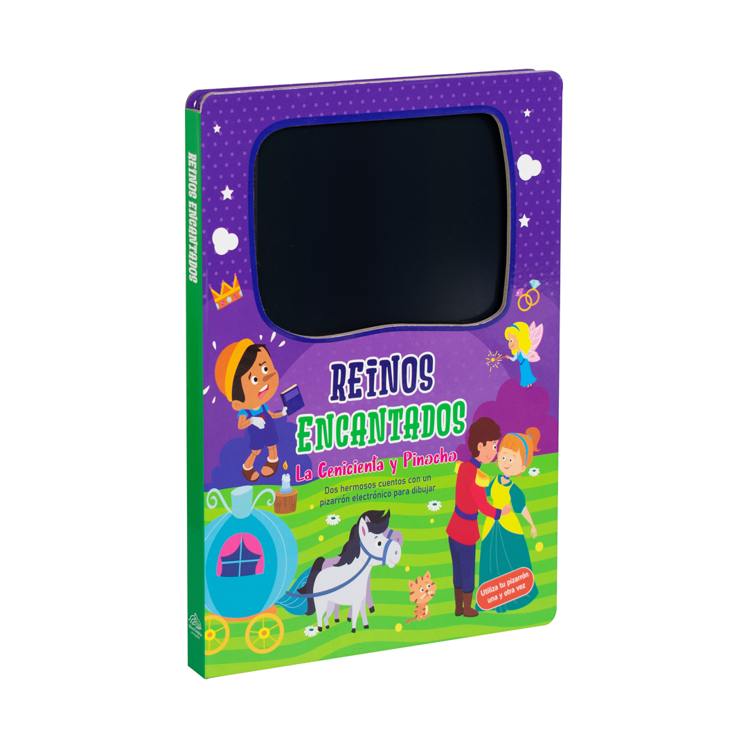 Libro infantil con pizarron electronico Reinos encantados - 9786075771908