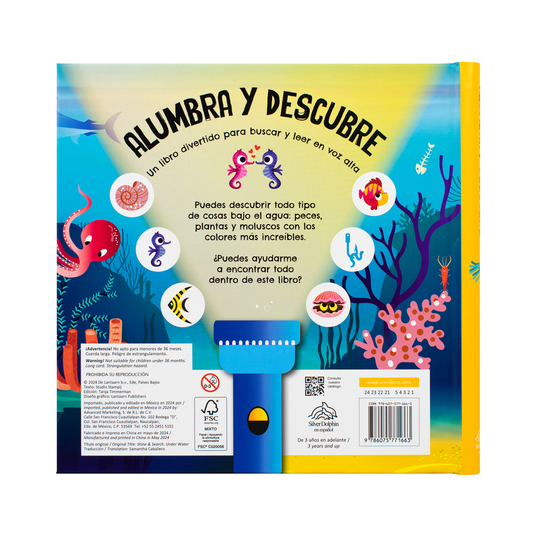 Alumbra y descubre Bajo el agua - 9786075771663-3