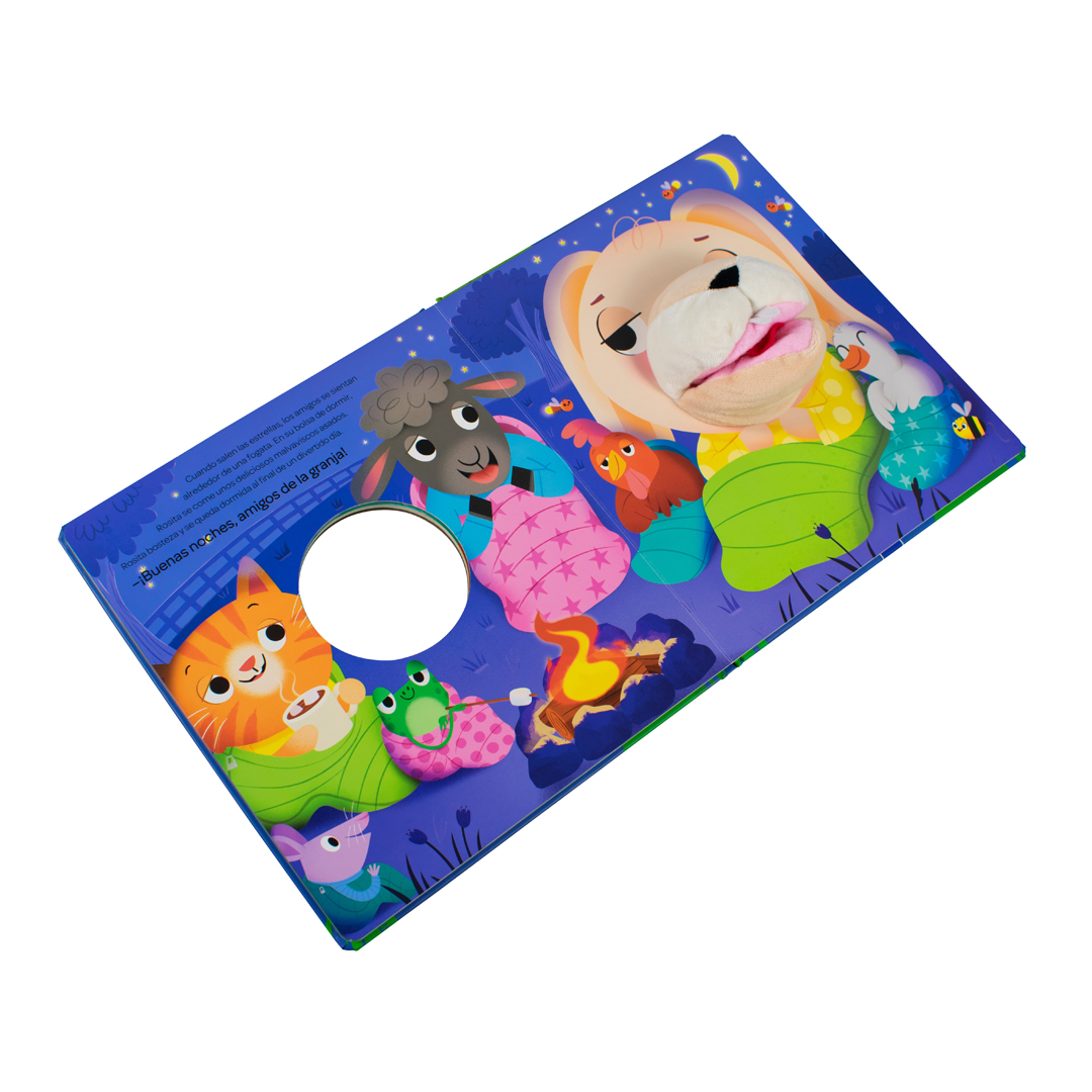 Cuento infantil Mis amigos para la hora de dormir La coneja en la granja - 9789464768350-1