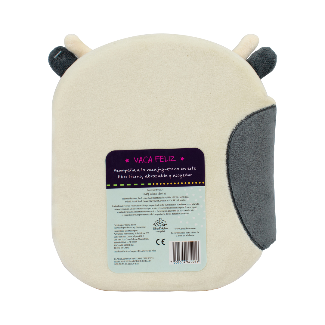 Cuento para bebés Tierno y abrazable Vaca Feliz - 7508304672976-3