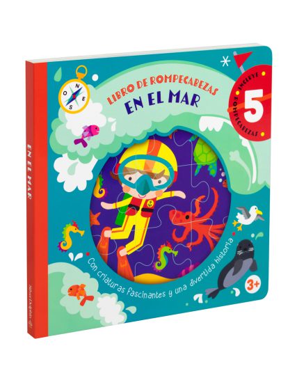 Libro infantil de rompecabezas en el mar - 7508304673164