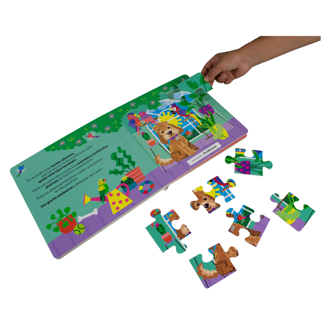 Libro infantil de rompecabezas mascotas divertidas - 7508304673171-1