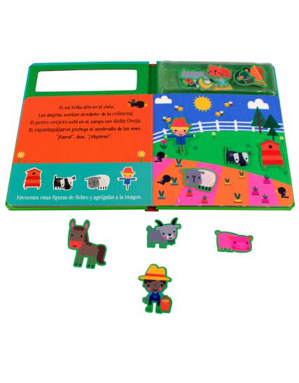 Libro infantil Fieltromanía Amigos de la granja - 9786075772301-1