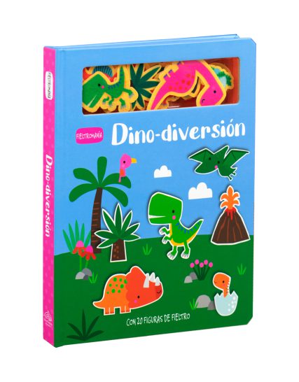 Libro infantil Fieltromanía Dino-diversión - 9786075772295
