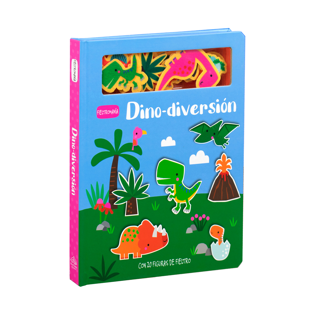 Libro infantil Fieltromanía Dino-diversión - 9786075772295