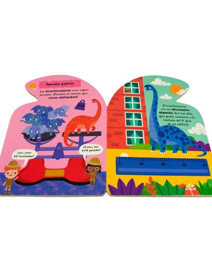 Libro infantil Levanta las tapas brachio-saurus - 9786075771847-1