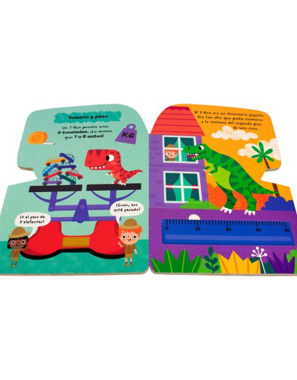 Libro infantil Levanta las tapas t-rex - 9786075771861-1