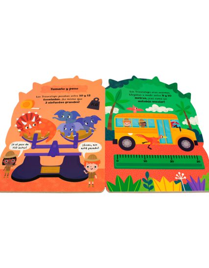Libro infantil Levanta las tapas triceratops - 9786075771878-1