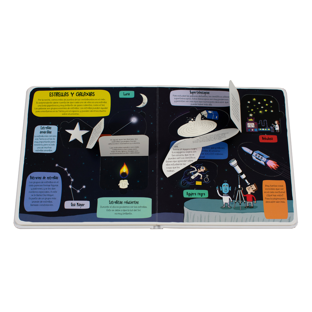 Libro infantil Pequeños exploradores El espacio exterior - 9786075772028-1