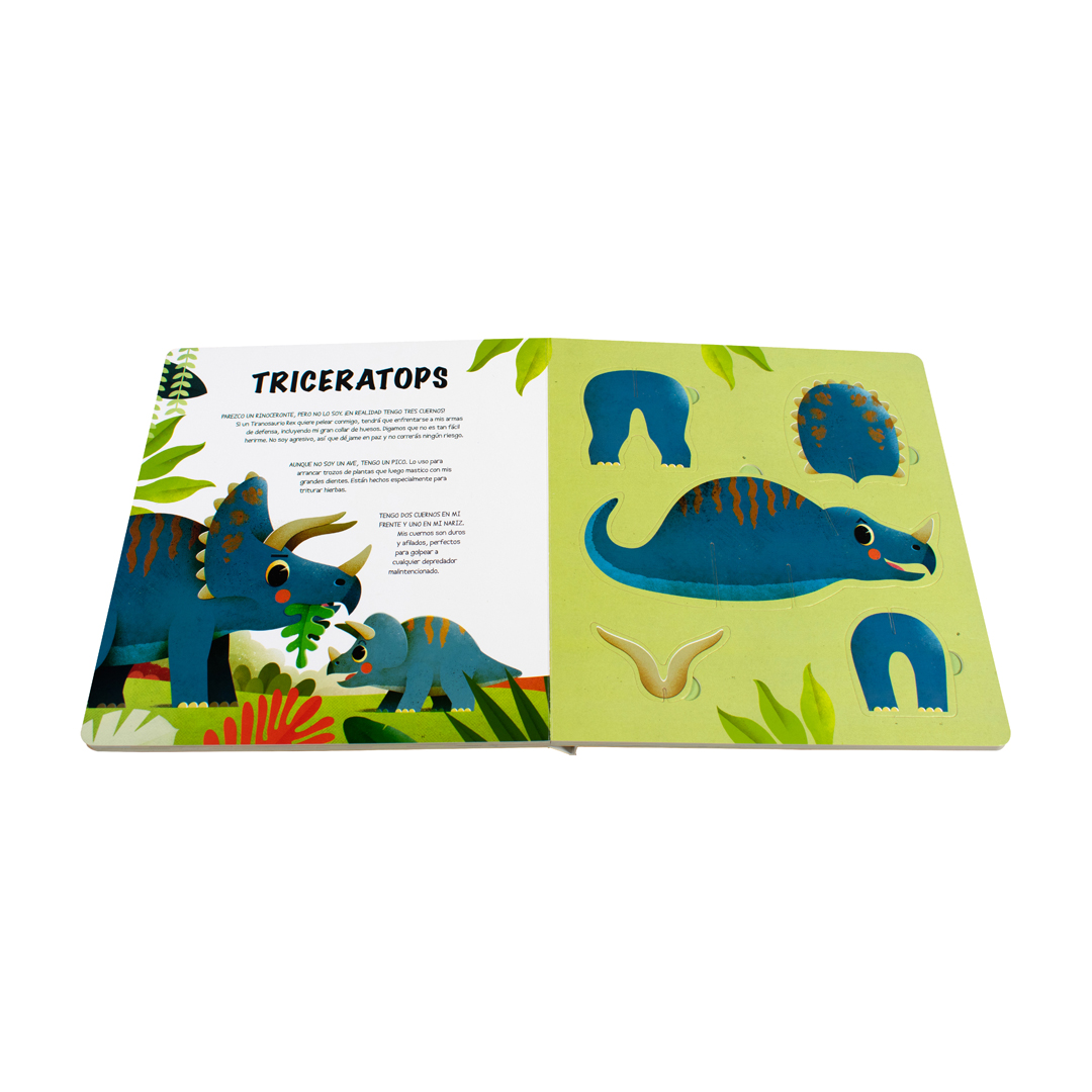 Libro con piezas para Armar Mi libro para construir Dinosaurios - 9786075772400-1