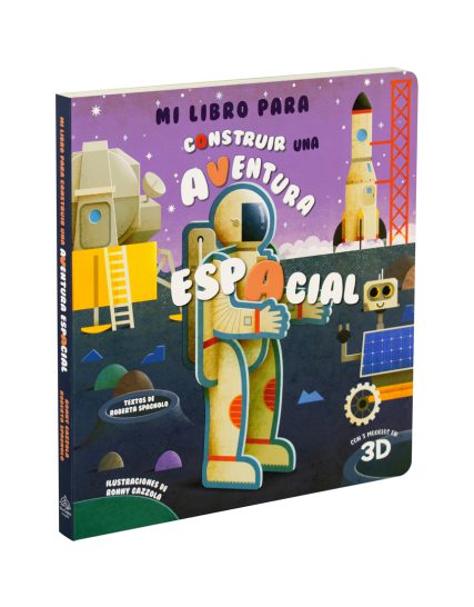 Libro con piezas para Armar Mi libro para construir Una aventura espacial - 9786075772417