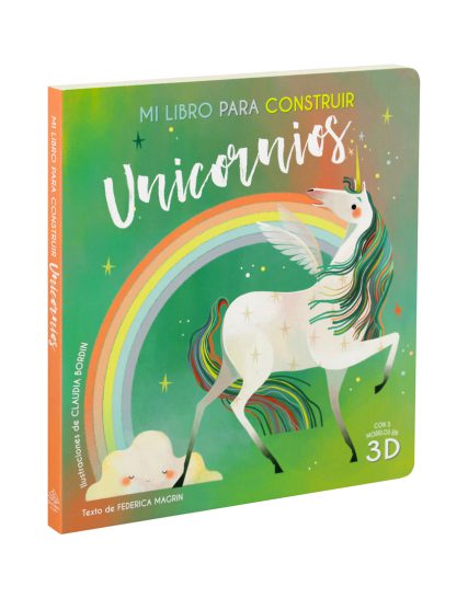 Libro con piezas para Armar Mi libro para construir Unicornios - 9786075772424