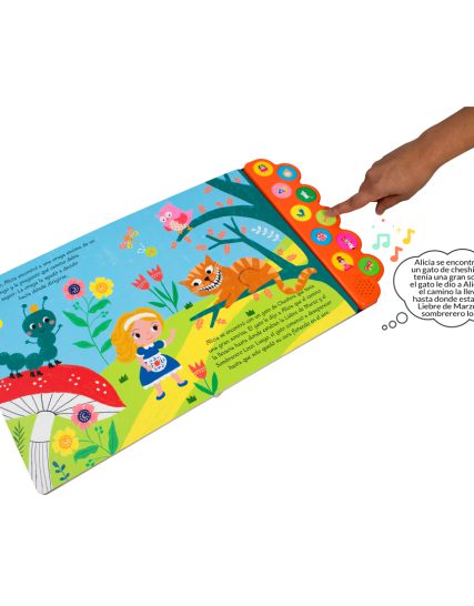 Libro infantil con 10 Sonidos Alicia en el país de las maravillas - 9786075772172-1
