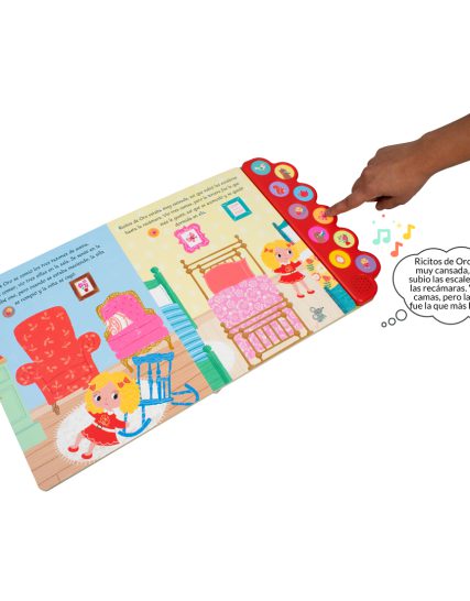 Libro infantil con 10 Sonidos Ricitos de oro y los tres cerditos - 9786075772189-1