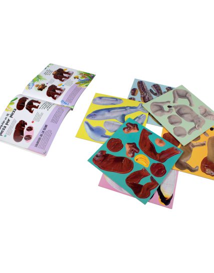 Libro infantil didáctico Construye en 3D Animales - 9786075772271-1