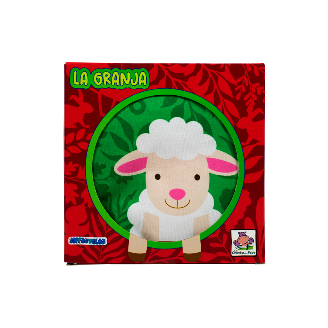 Libro de tela para bebés Entretelas La granja - 9788419643186-2