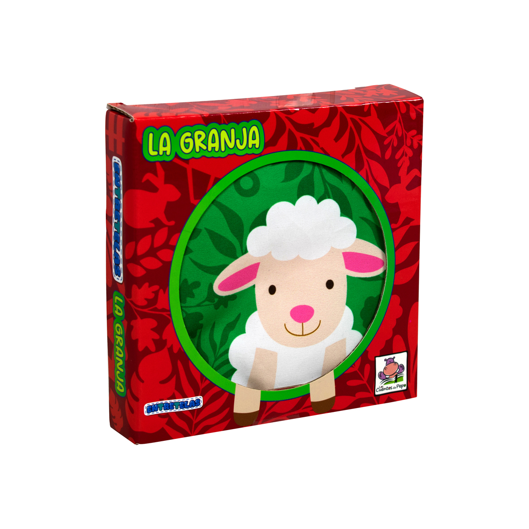 Libro de tela para bebés Entretelas La granja - 9788419643186