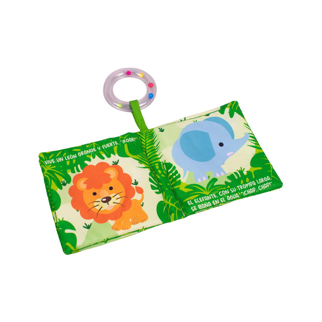 Libro de tela para bebés Entretelas La selva - 9788419643162-1