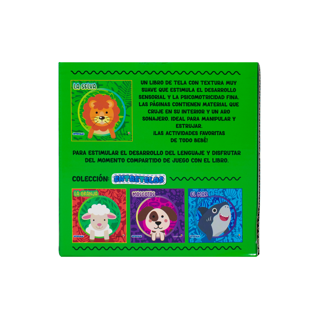Libro de tela para bebés Entretelas La selva - 9788419643162-3