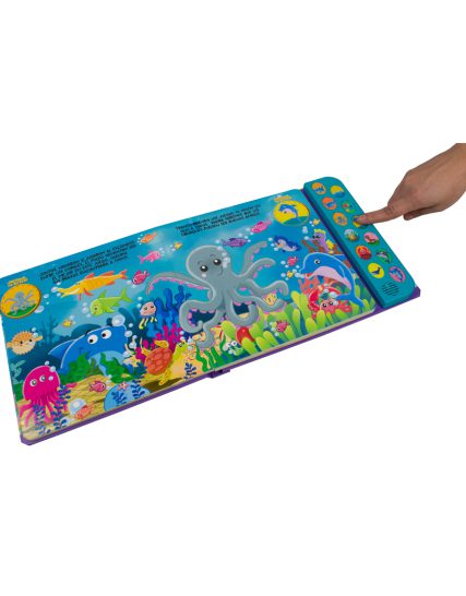 Libro infantil tesoro de sonidos El mar - 9788419643124-1