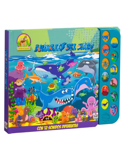 Libro infantil tesoro de sonidos El mar - 9788419643124