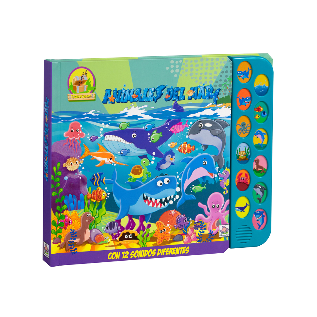 Libro infantil tesoro de sonidos El mar - 9788419643124