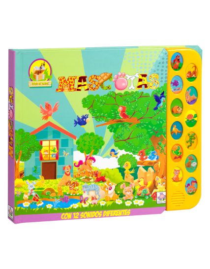 Libro infantil tesoro de sonidos Las mascotas - 9788419643131