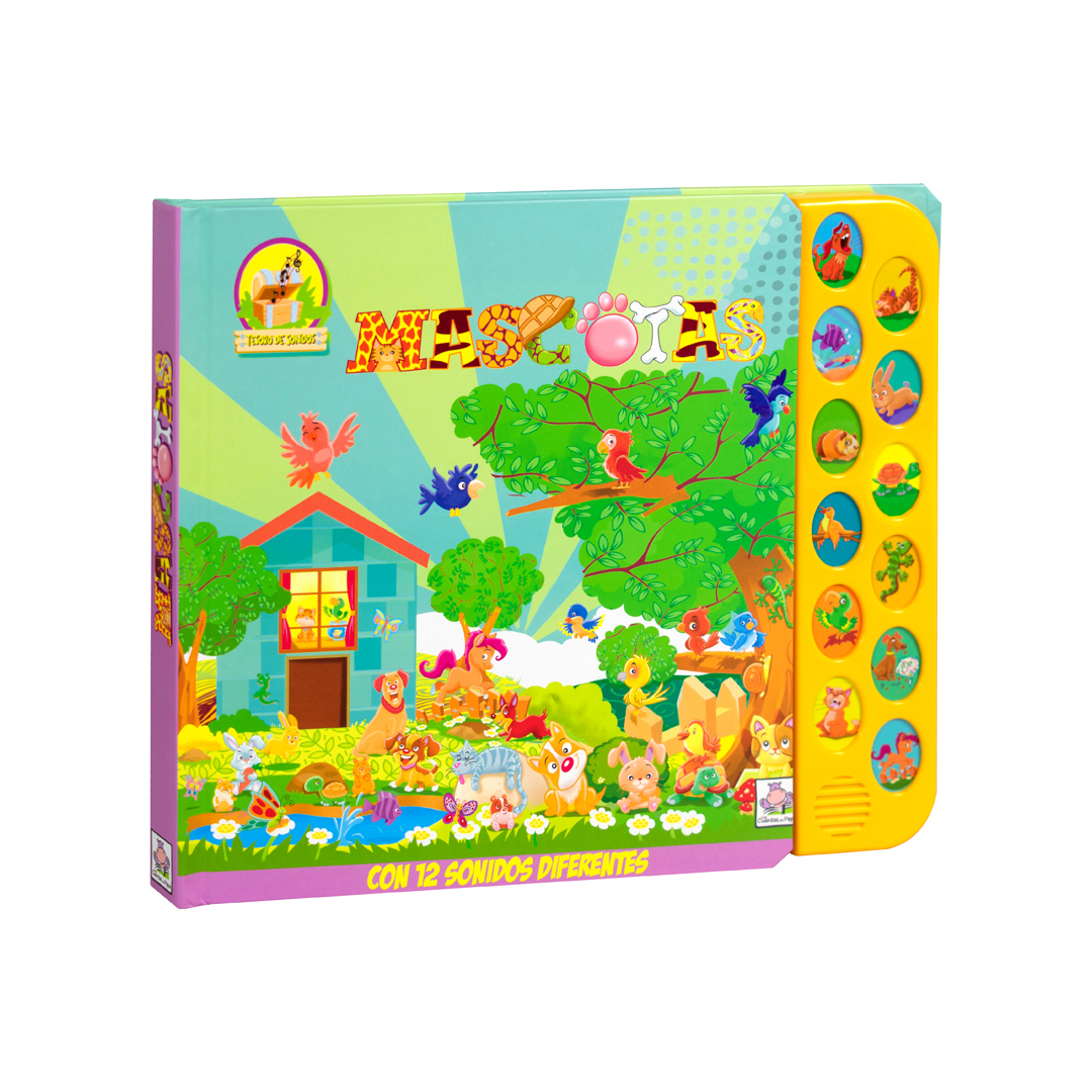Libro infantil tesoro de sonidos Las mascotas - 9788419643131