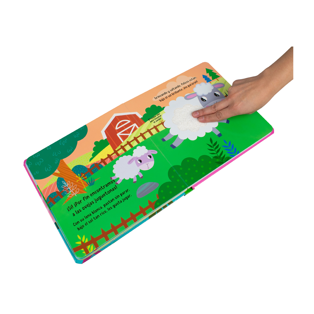 Cuento Infantil Mi librito de ruidos y texturas Animales de la granja - 9786075772127-1