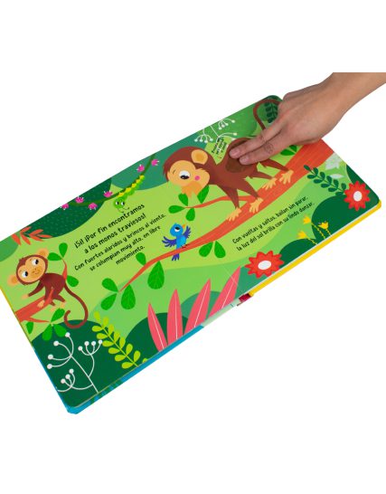 Cuento Infantil Mi librito de ruidos y texturas Animales salvajes - 9786075772141-1