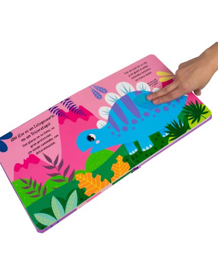 Cuento Infantil Mi librito de ruidos y texturas Dinosaurios - 9786075772134-1