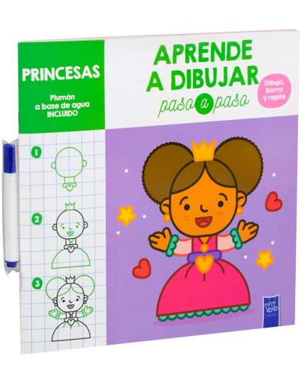 Aprende a dibujar paso a paso Princesas - 9789465053677