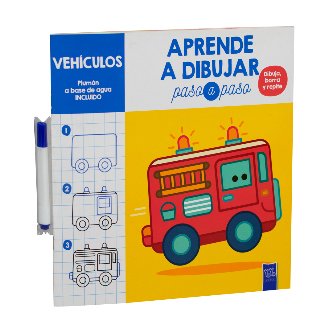 Aprende a dibujar paso a paso Vehículos - 9789465053653