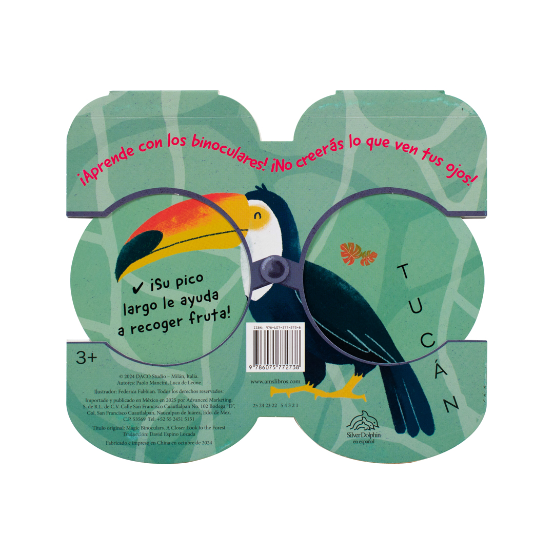 Binoculares mágicos Mira más de cerca la selva - 9786075772738-3