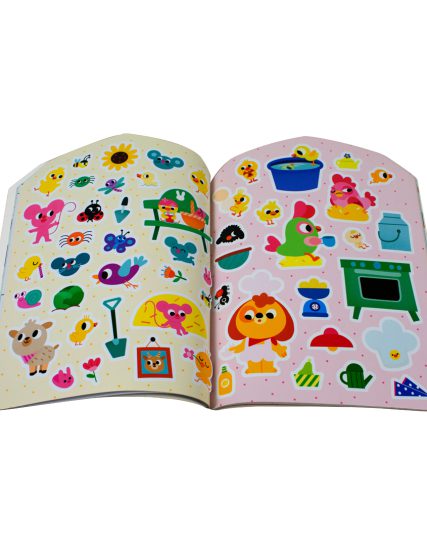 Colorea, pon calcomanias y aprende palabras Mi granja divertida - 9789465052885-1