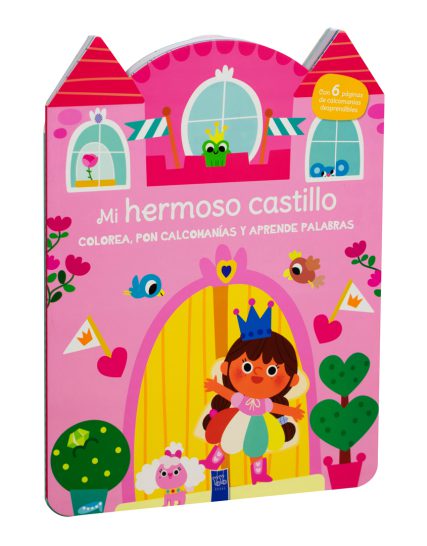 Colorea, pon calcomanias y aprende palabras Mi hermoso castillo - 9789465052908