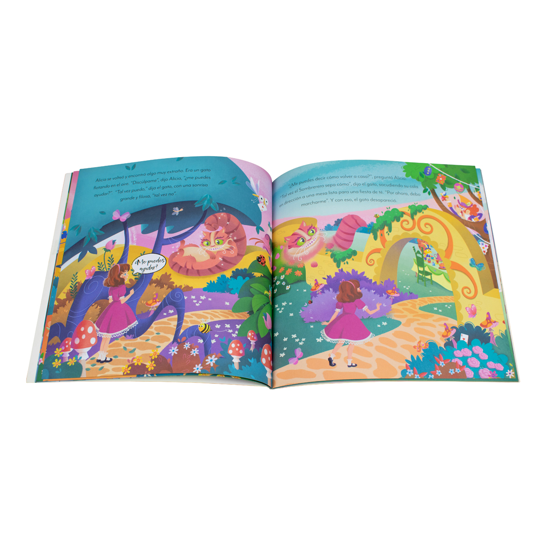 Cuento infantil clasicos fantasticos Alicia en el pais de las maravillas - 9786075772608-1