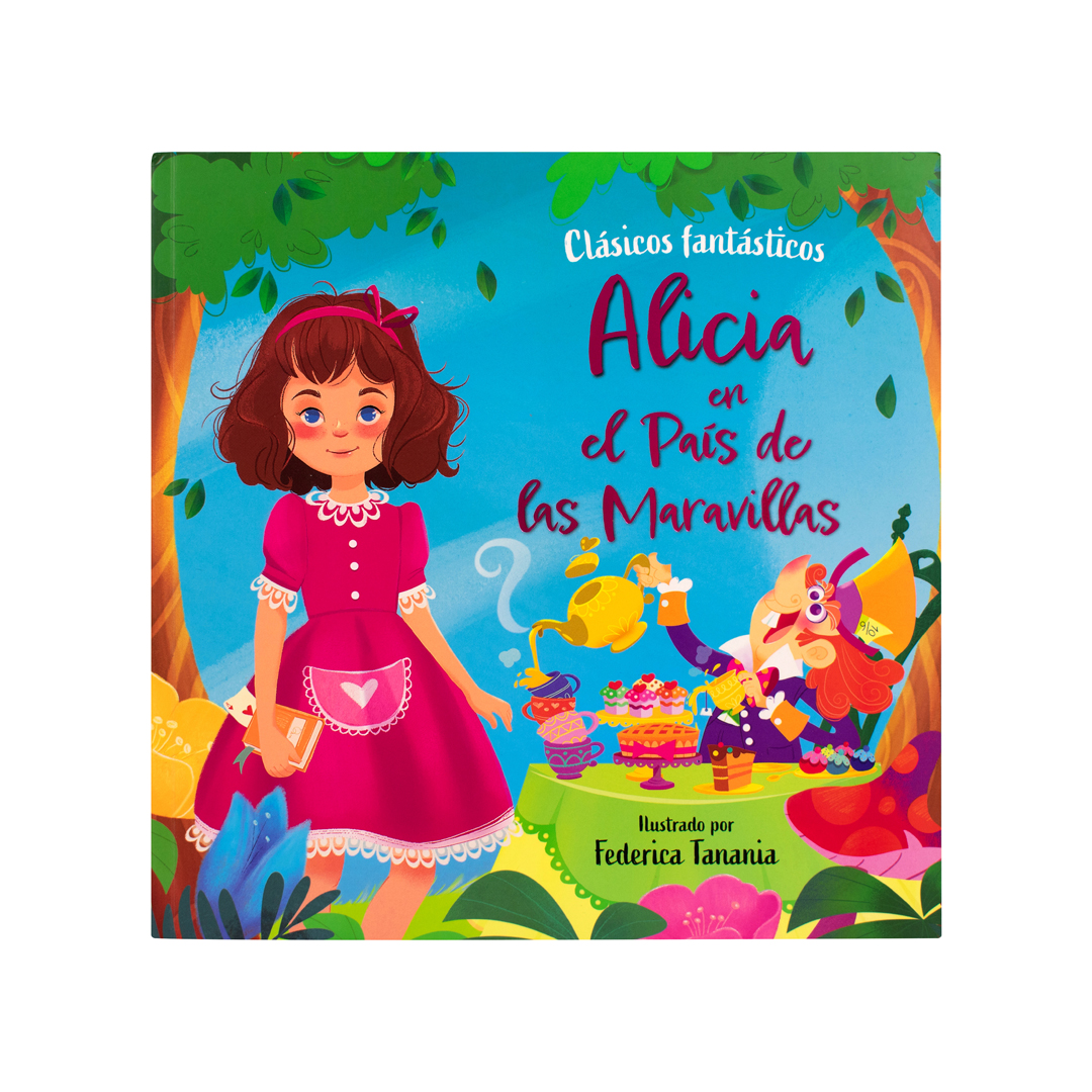 Cuento infantil clasicos fantasticos Alicia en el pais de las maravillas - 9786075772608-2