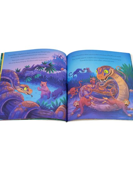 Cuento infantil clasicos fantasticos El libro de la selva - 9786075772615-1