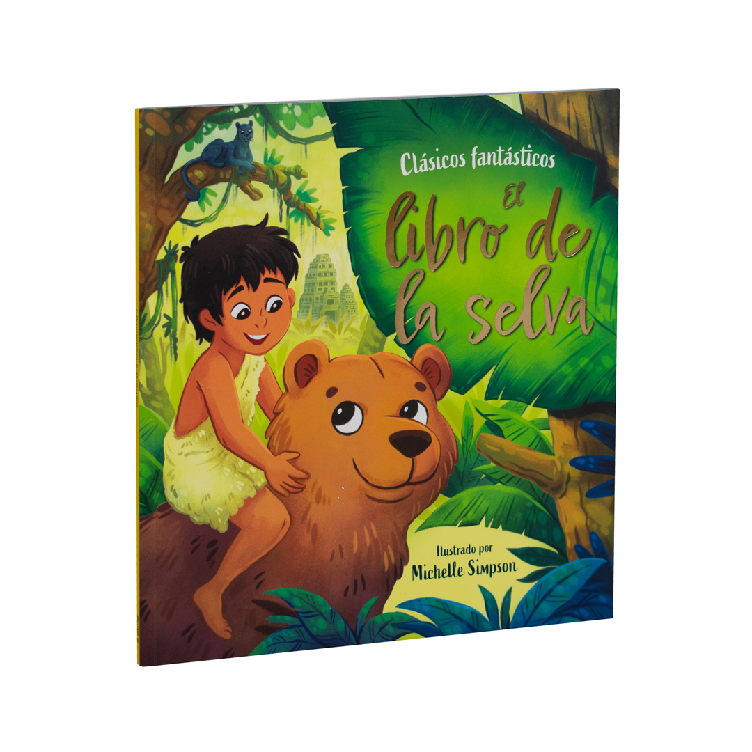 Cuento infantil clasicos fantasticos El libro de la selva - 9786075772615