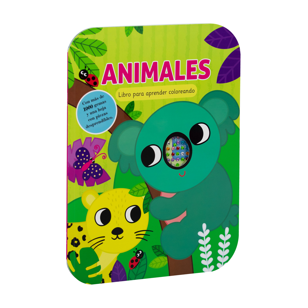 Libro de actividades para aprender coloreando Animales - 9786075772325