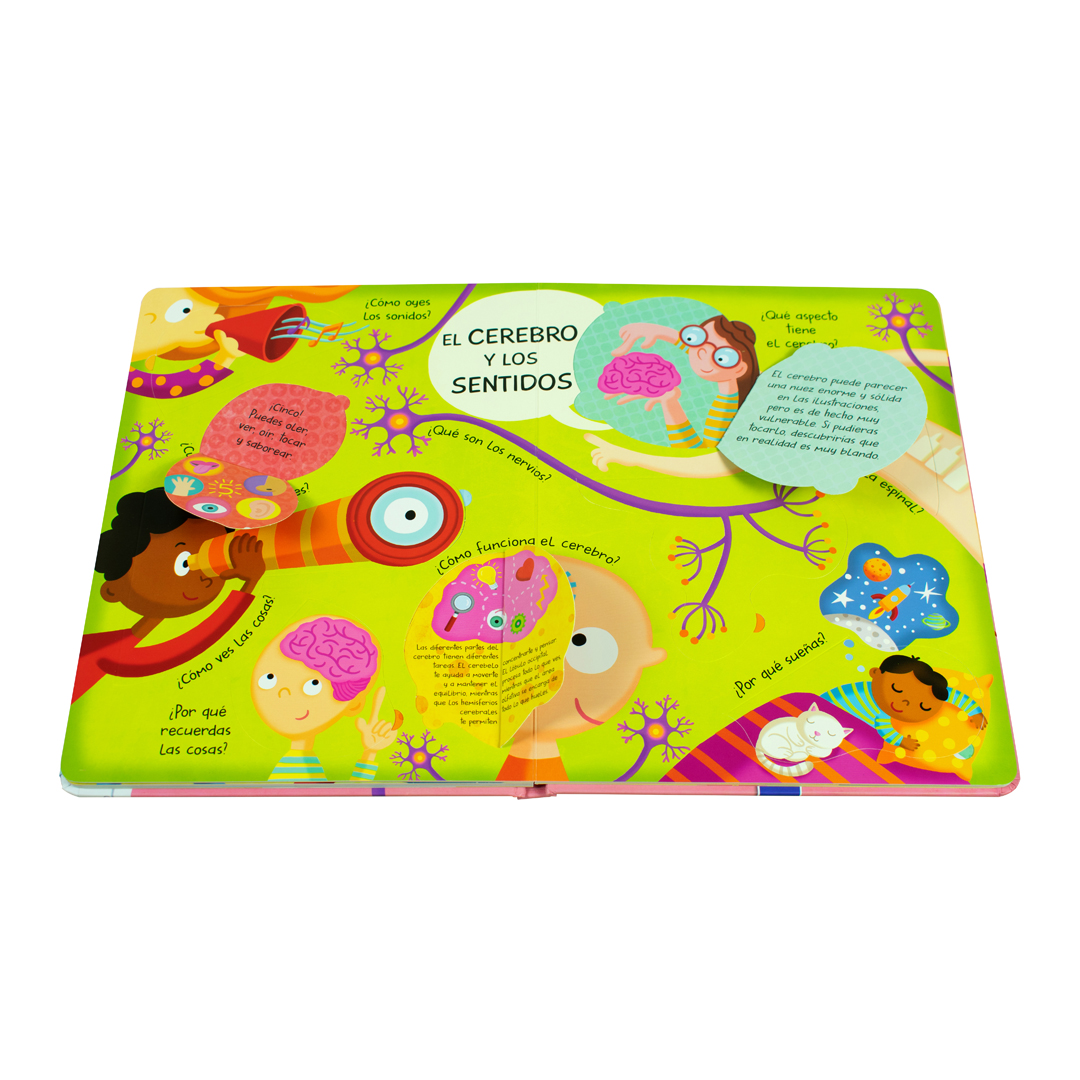 Libro infantil con ventanas Mi gran libro de respuestas Mi cuerpo - 9789463605342-1
