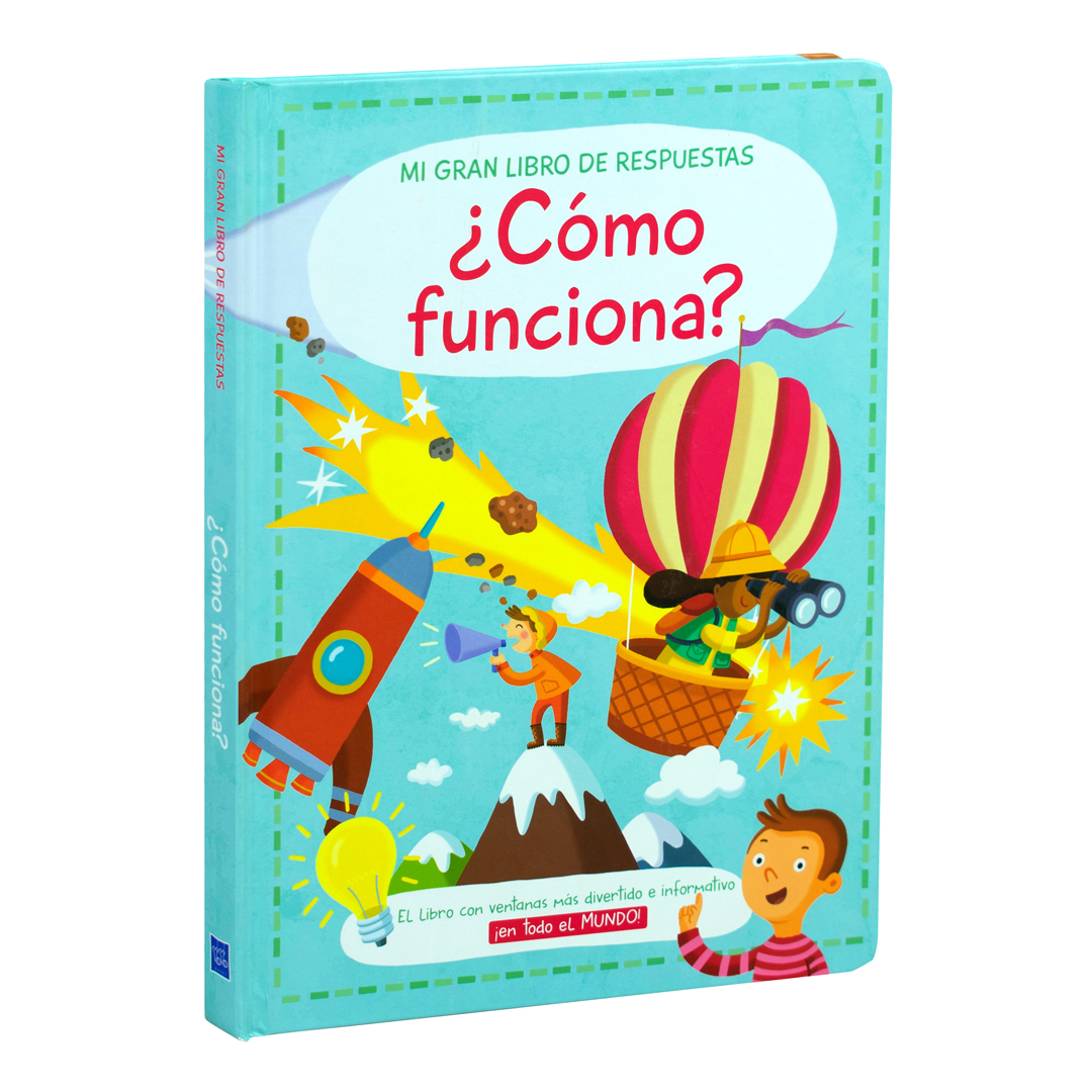 Libro infantil con ventanas Mi gran libro de respuestas ¿Cómo funciona - 9789463346252