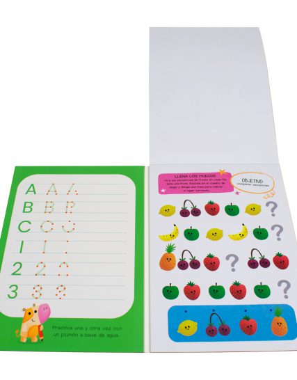 Libro infantil de actividades Listos para la escuela Edad 5-6 león - 9789464766097-1