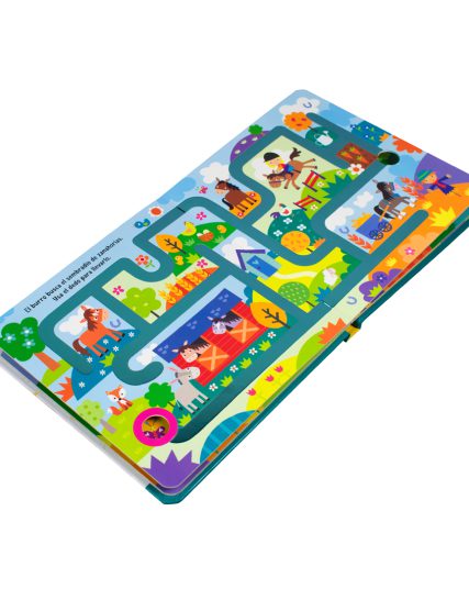 Libro infantil sigue el camino por el laberinto Animales de la granja - 9786075772363-1