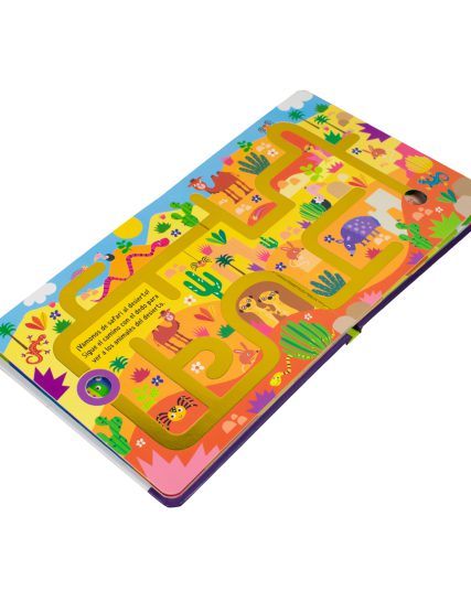 Libro infantil sigue el camino por el laberinto Animales divertidos - 9786075772370-1