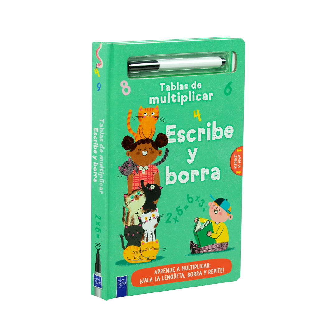 Tablas de multiplicar escribe y borra - 9789465056869