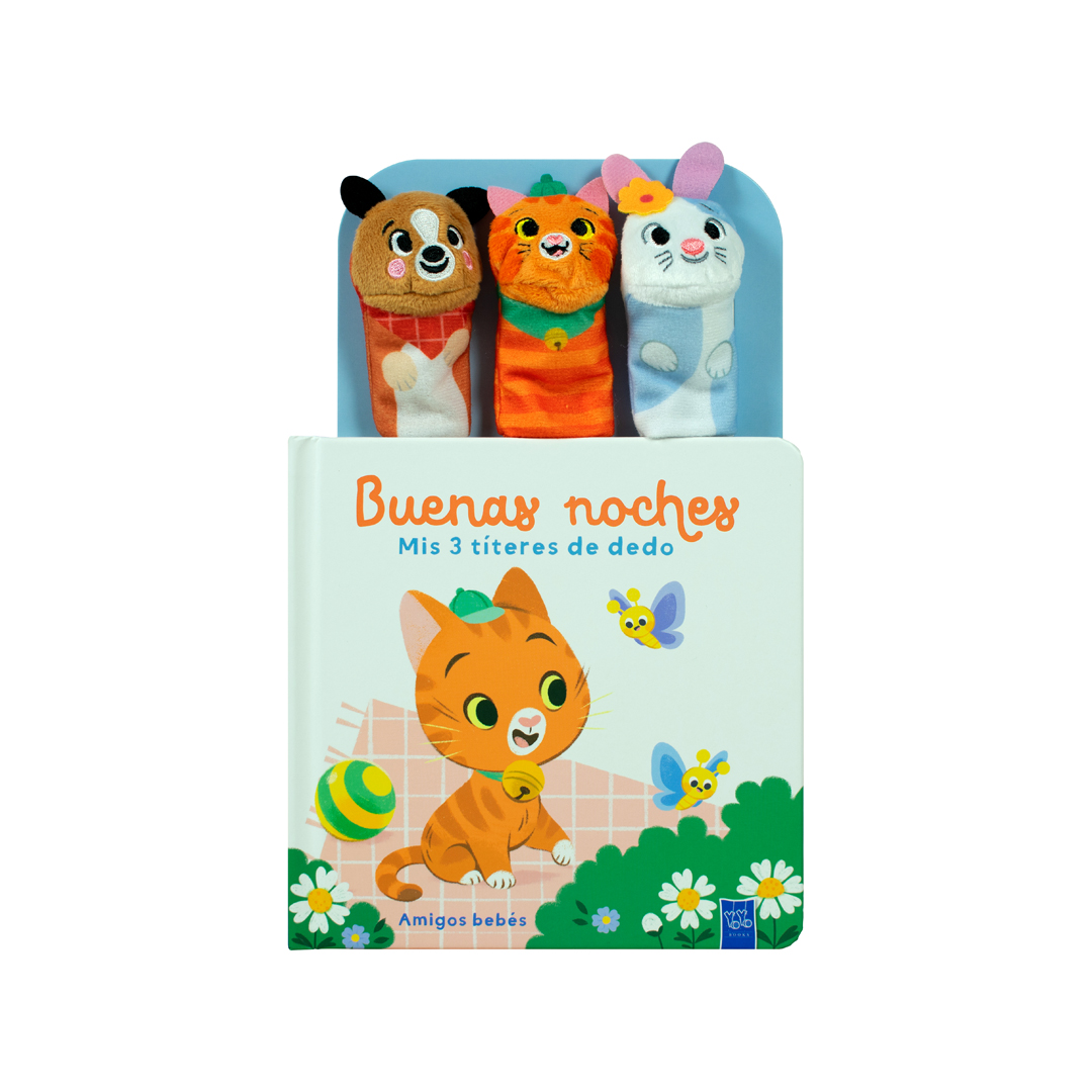 Cuento infantil Buenas noches mis 3 titeres de dedo Amigos bebés - 9789465057972-2